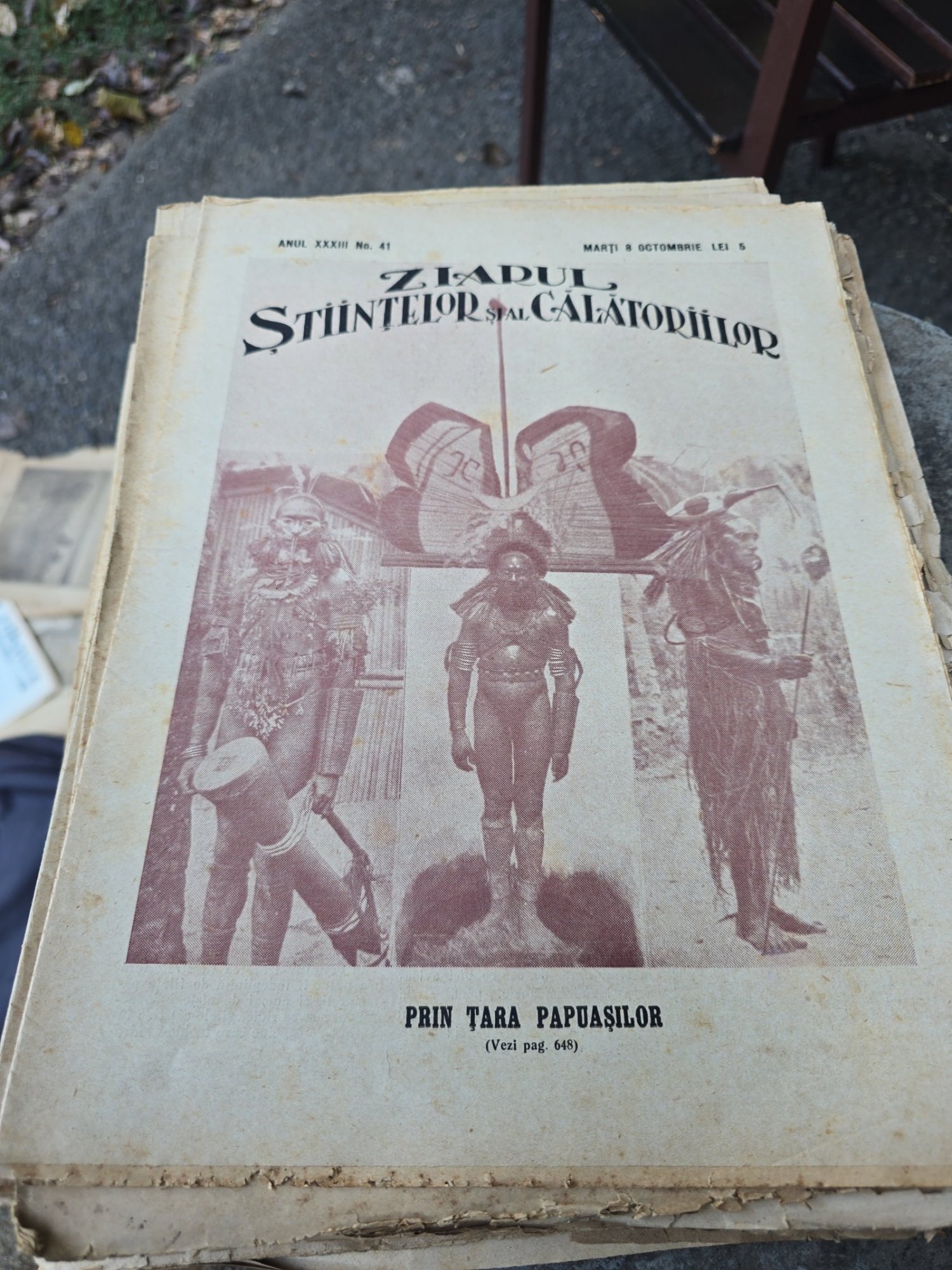 Ziarul Ştiinţelor şi al Călătoriilor nr.41/XXXIII