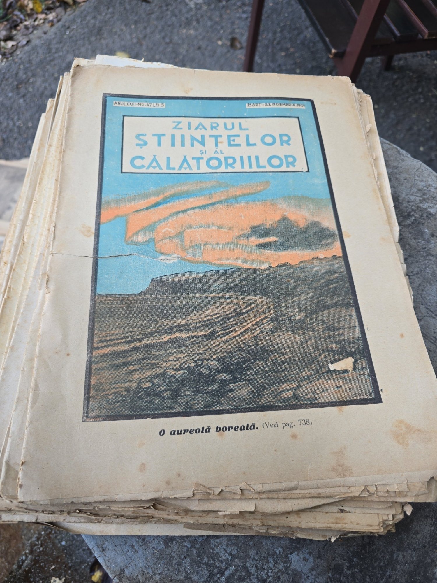 Ziarul Ştiinţelor şi al Călătorilor nr.47/1927