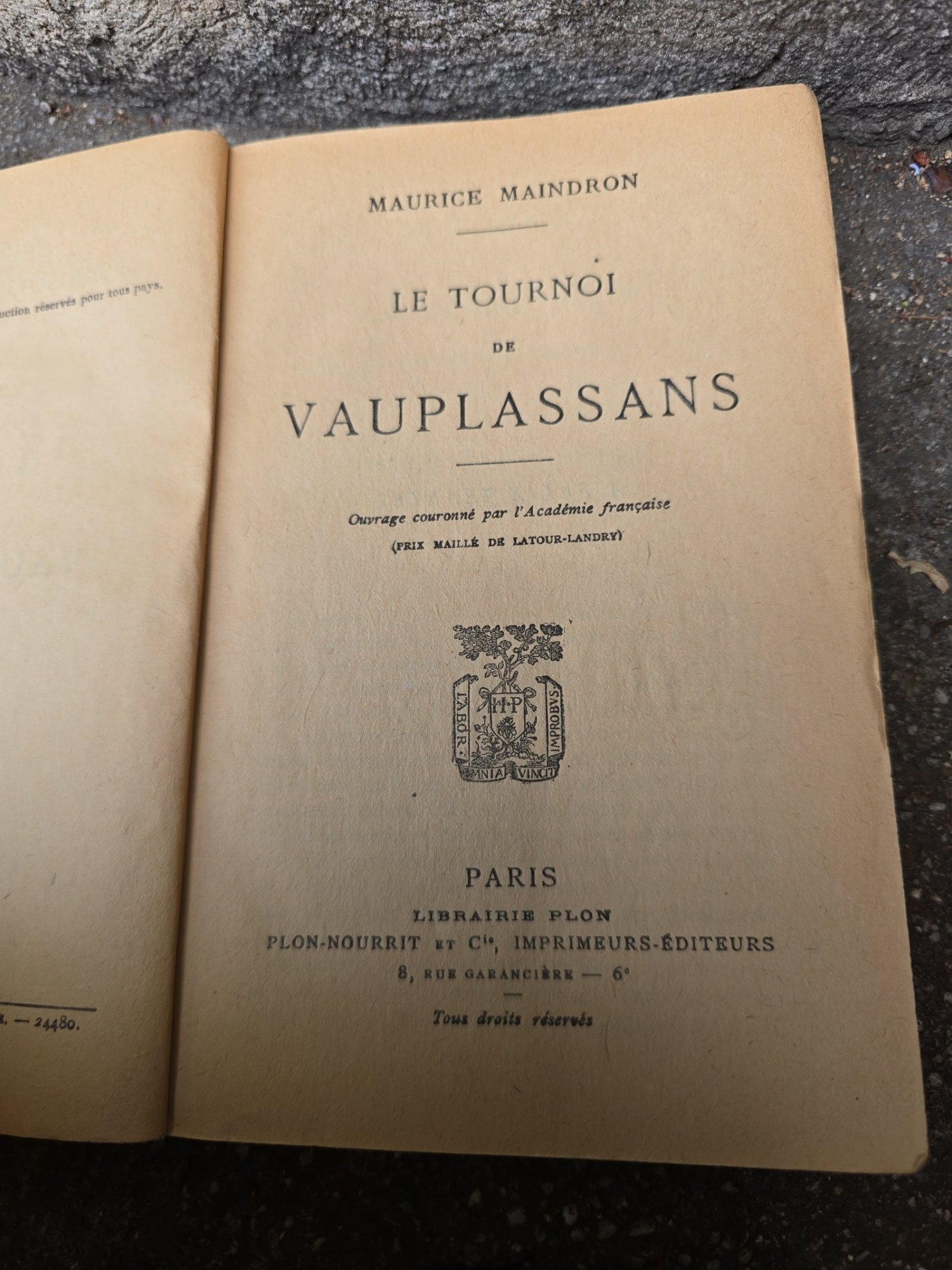 Le tournoi de Vauplassans - Maurice Maindron