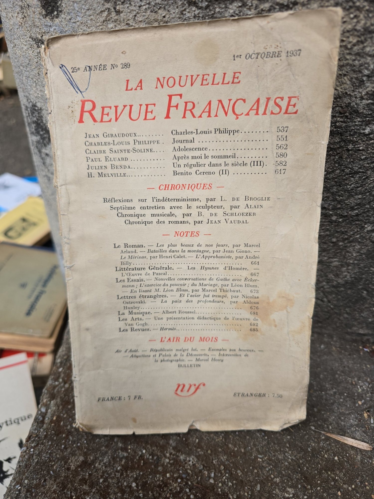 La Nouvelle Revue Française - nr 15/1950