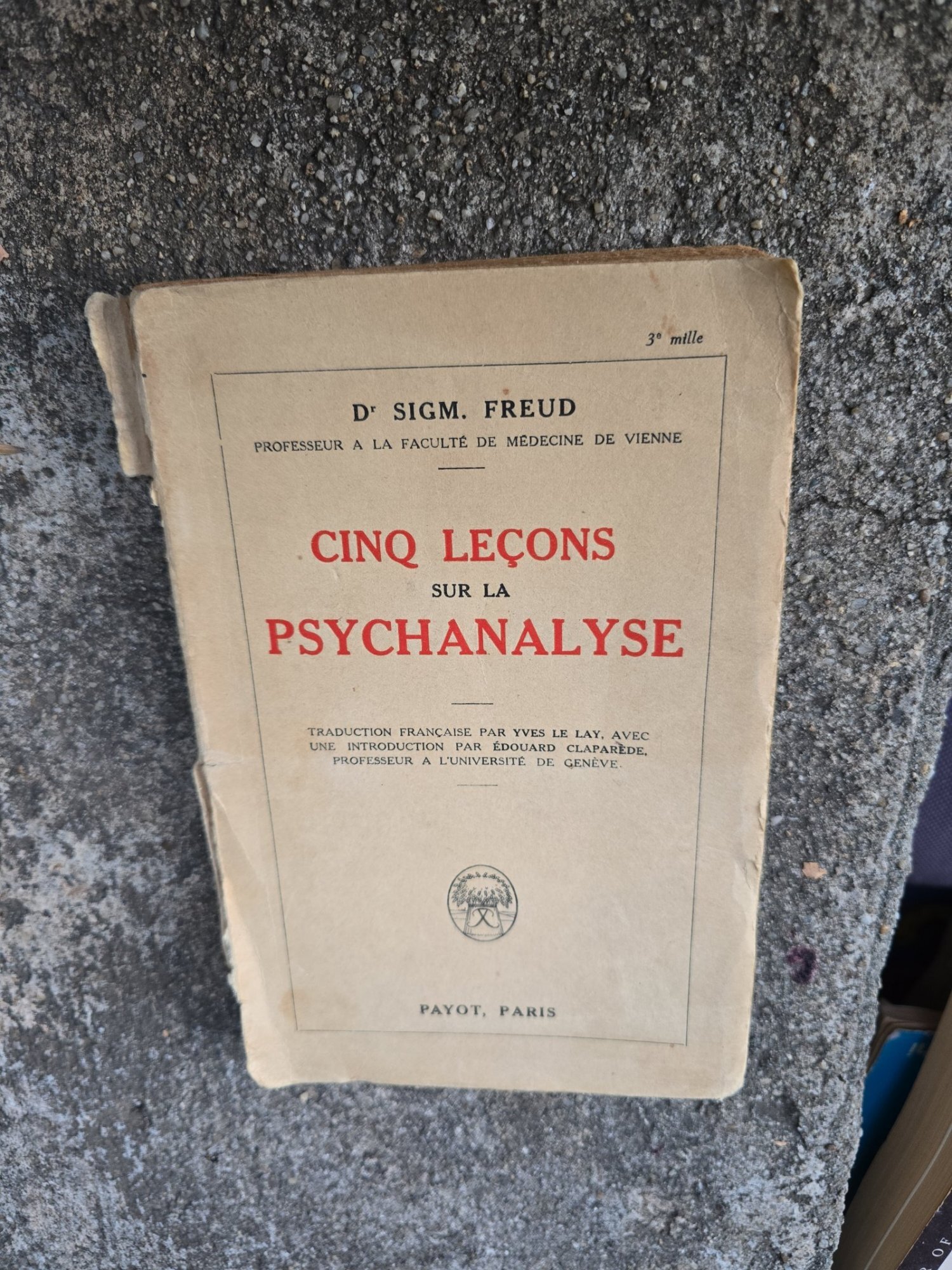 Cinq leçons sur la psychanalyse - Sigmund Freud