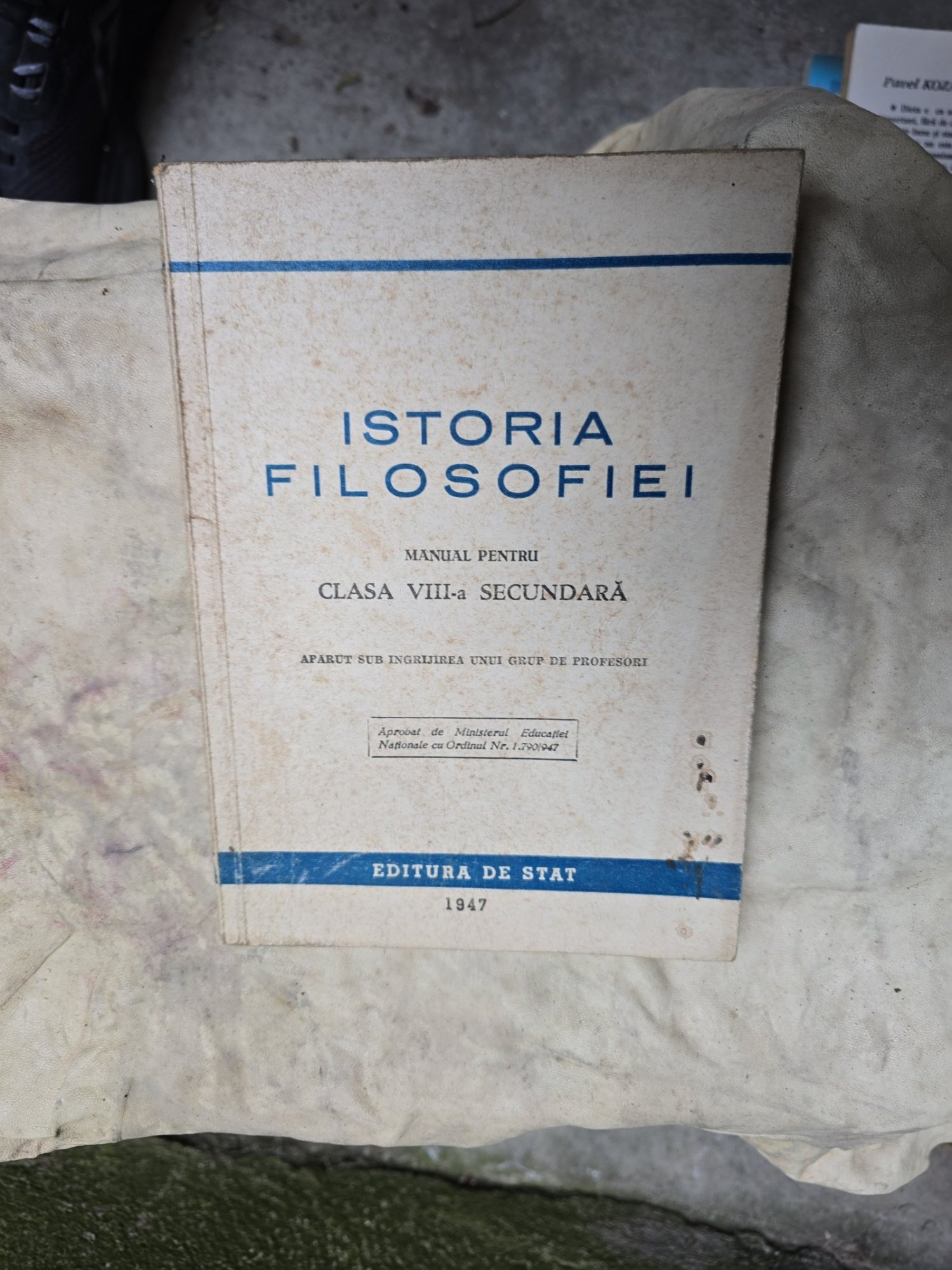 Istoria filosofiei - Manual pentru clasa a VIII-a secundara
