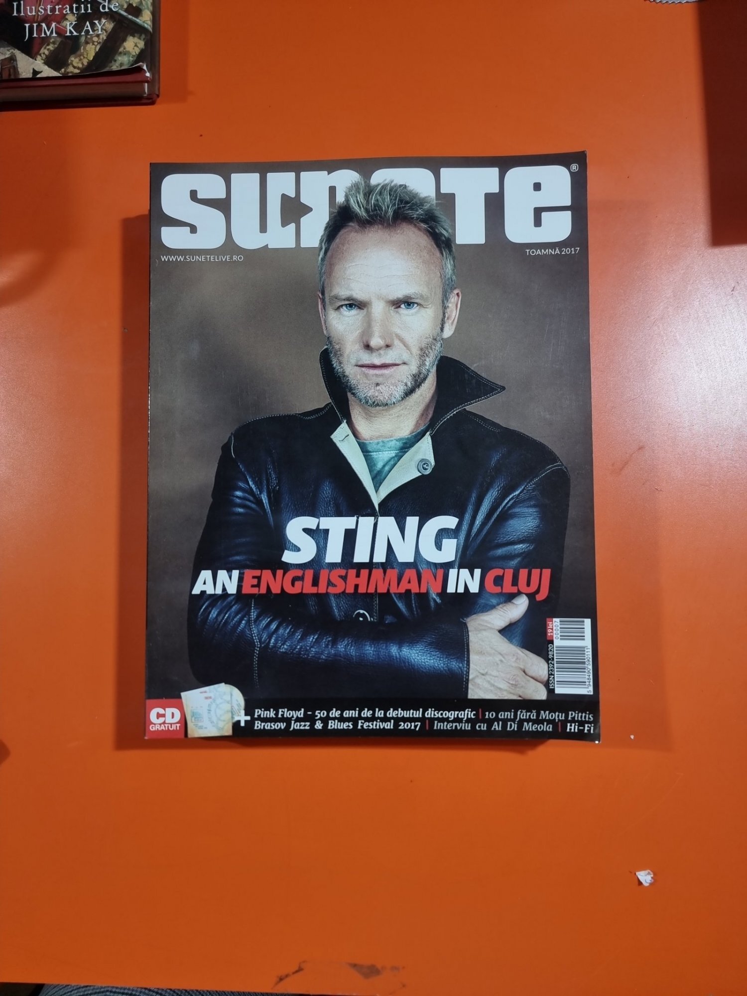 Revista Sunete - Toamna 2017 - articol principal Sting, an englishman in CLuj (fara CD)
