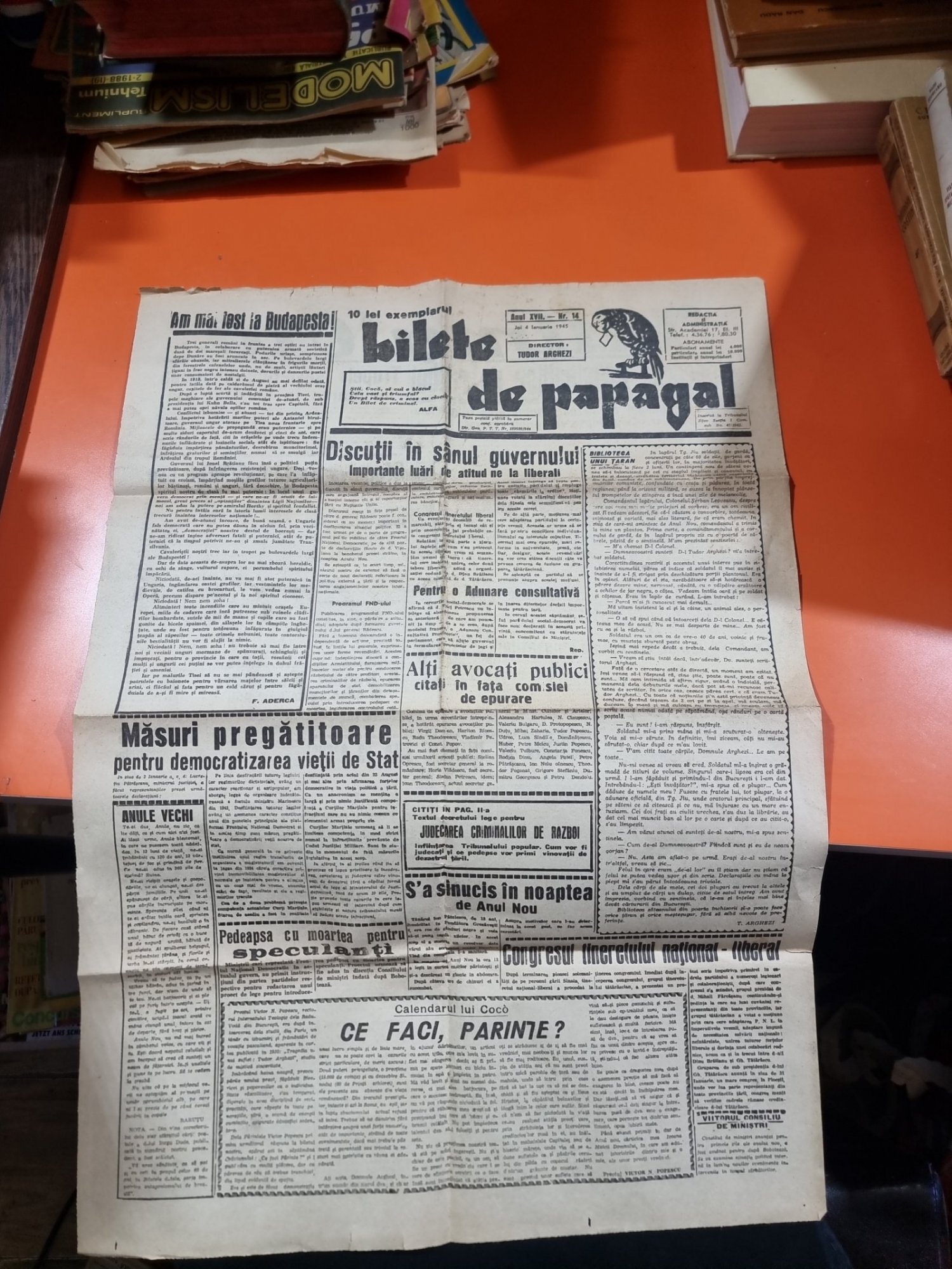 Bilete de papagal - nr 14 / 4 ianuarie 1945