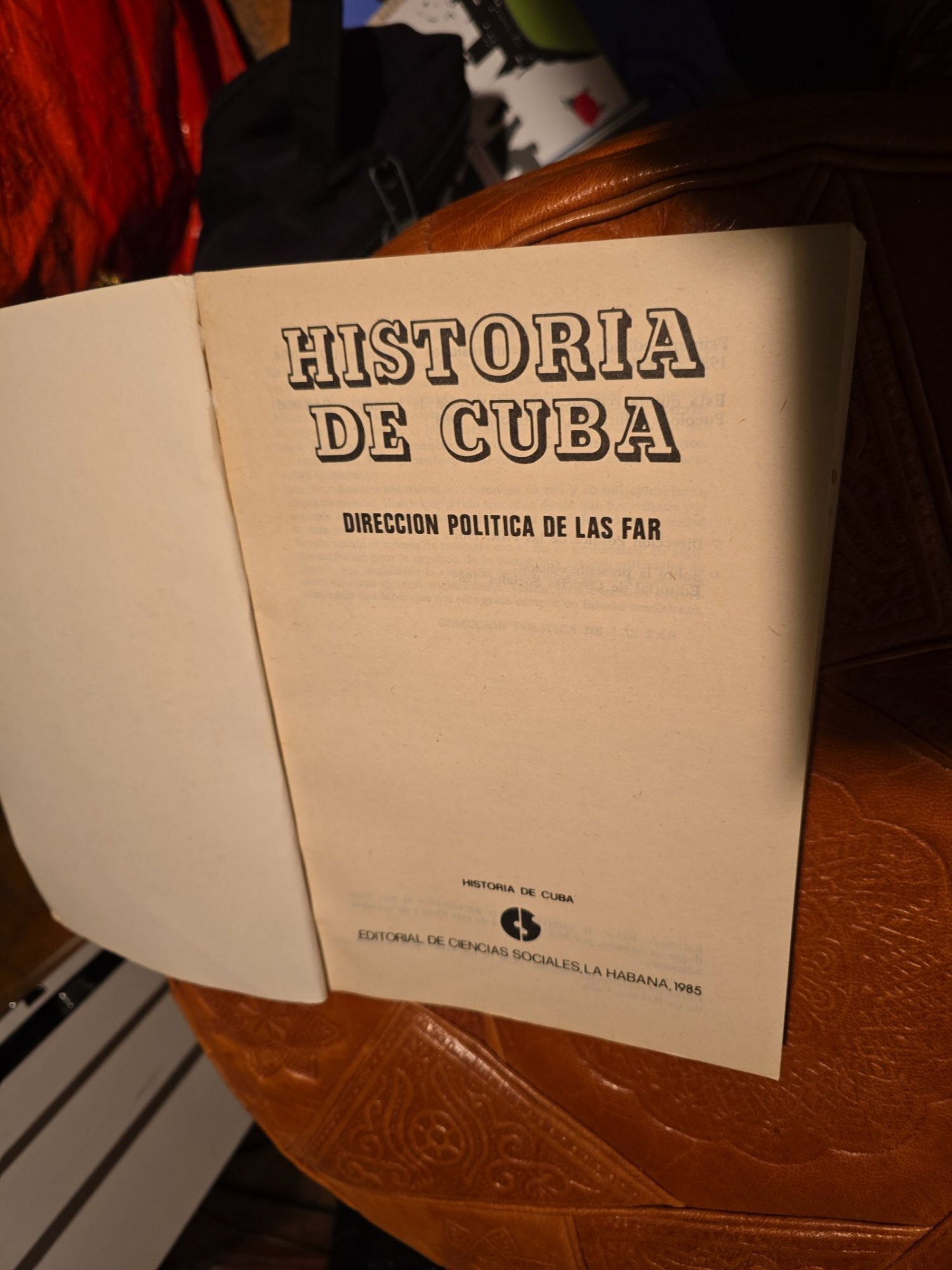 Historia de Cuba - Dirección Política de las FAR