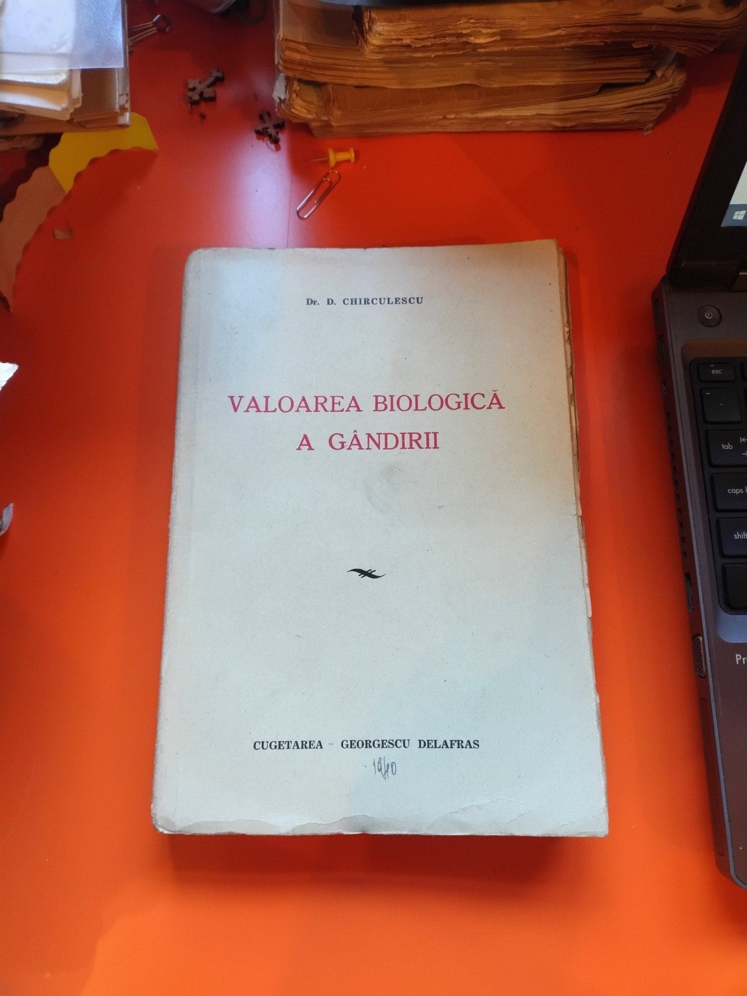 Valoarea biologică a gândirii - Dr. D. Chirculescu