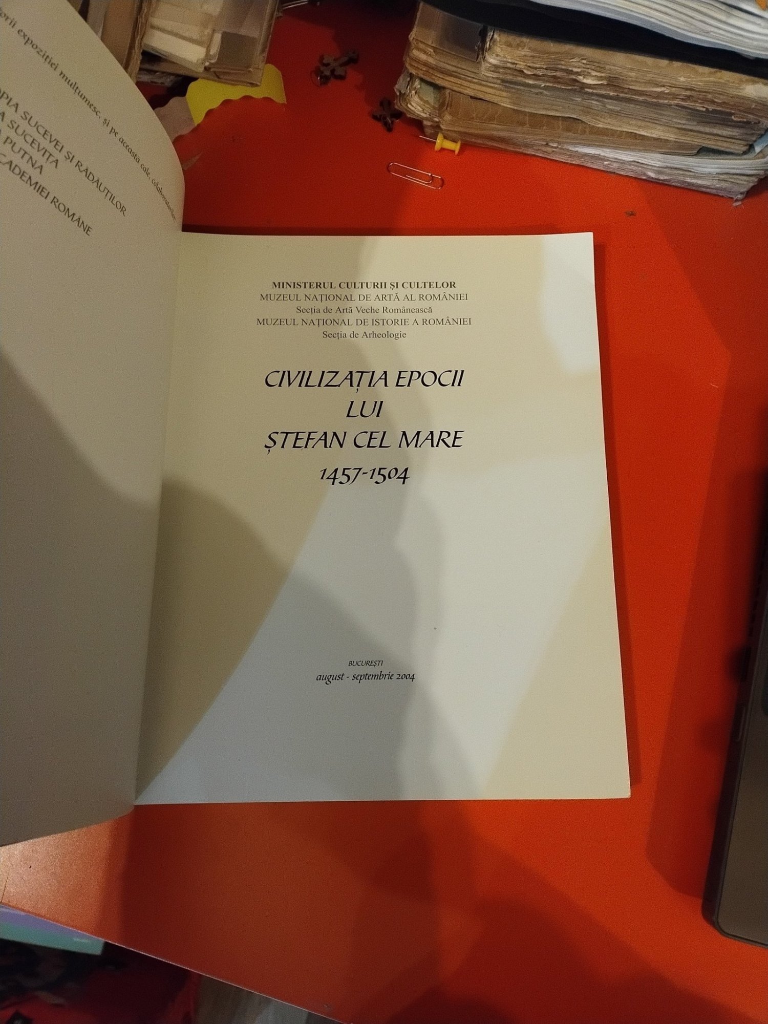Civilizația epocii lui Ștefan cel Mare(1457-1504) - Ministerul Culturii și Cultelor, Muzeul Național de Artă al României