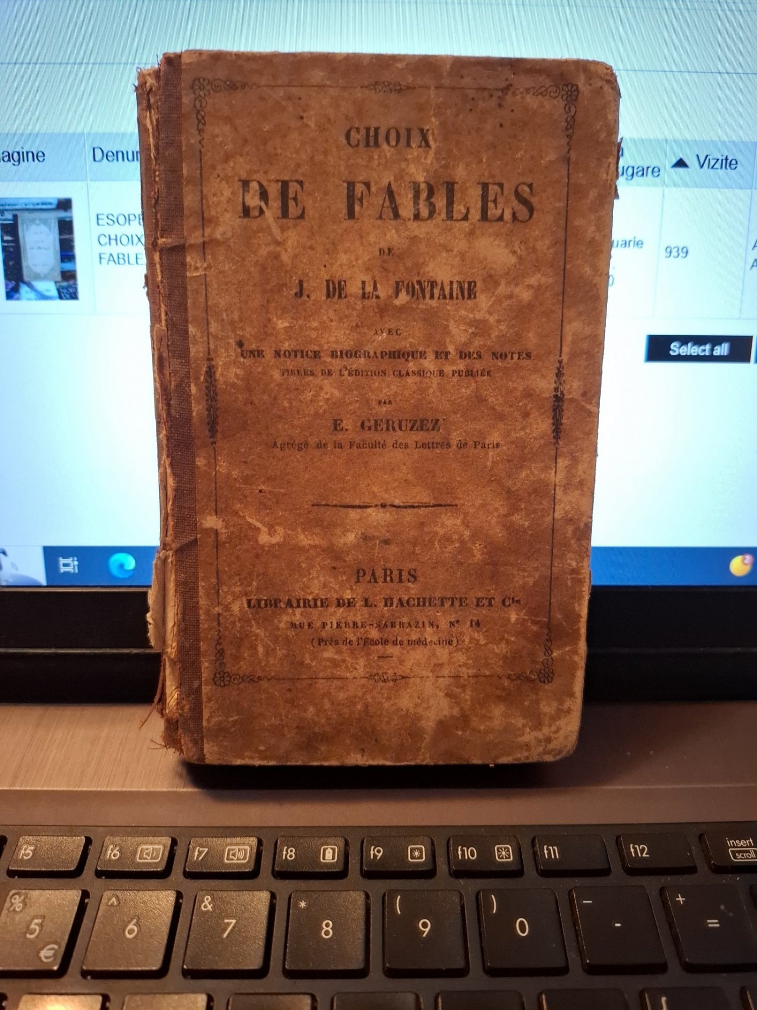 Choix de Fables - J. de La Fontaine