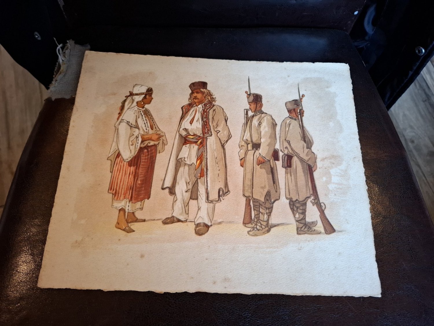Tipuri , Cromolitografie - Preziosi