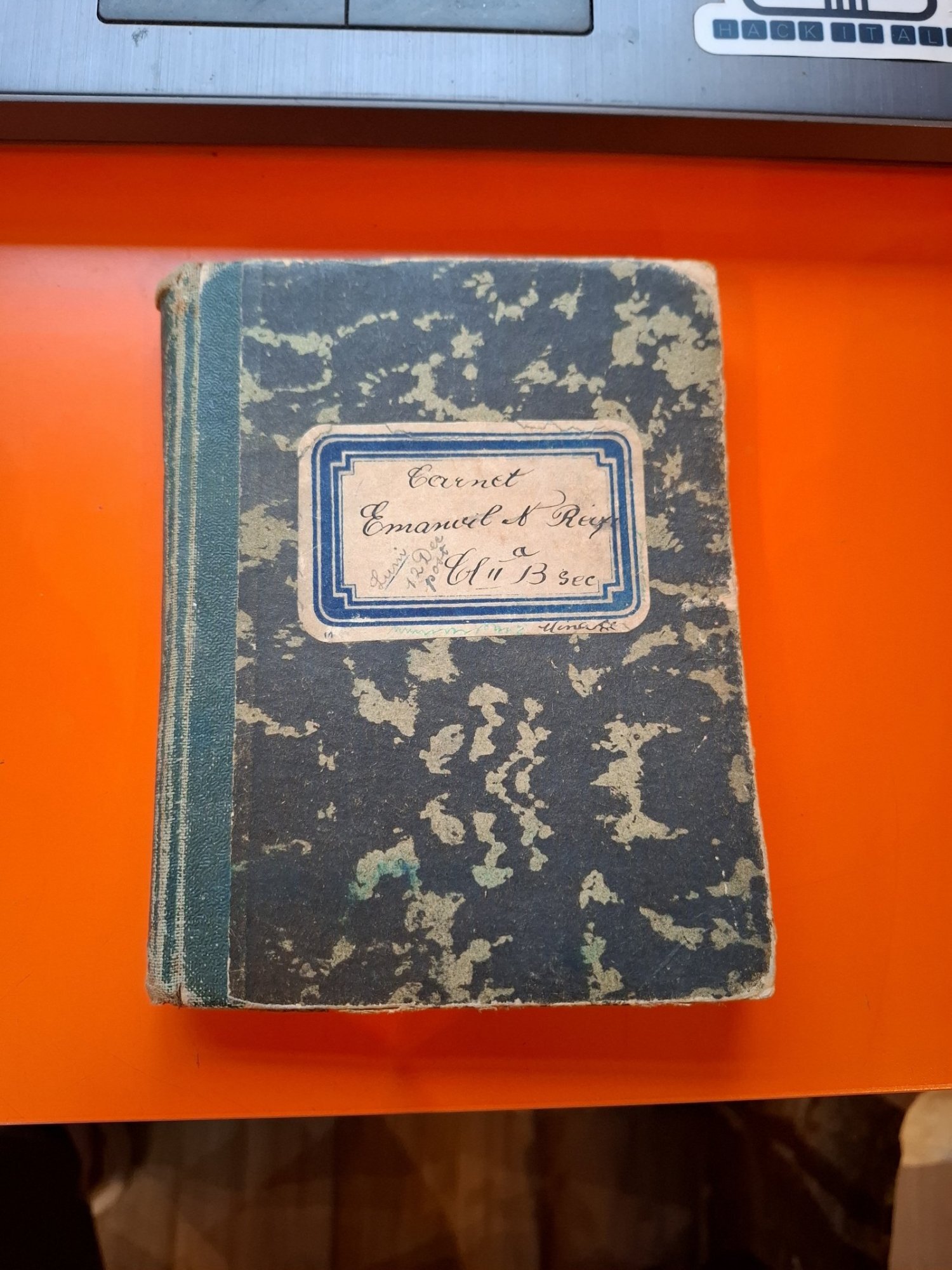 Carnet Lectiuni - Emanoil N.Reizi