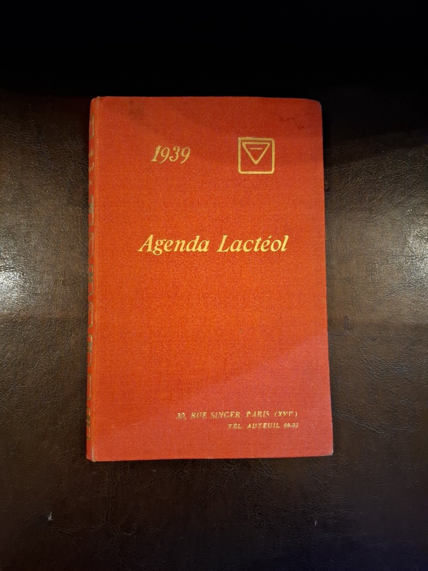 Agenda Lactéol 1939 - Completa/Nescrisa