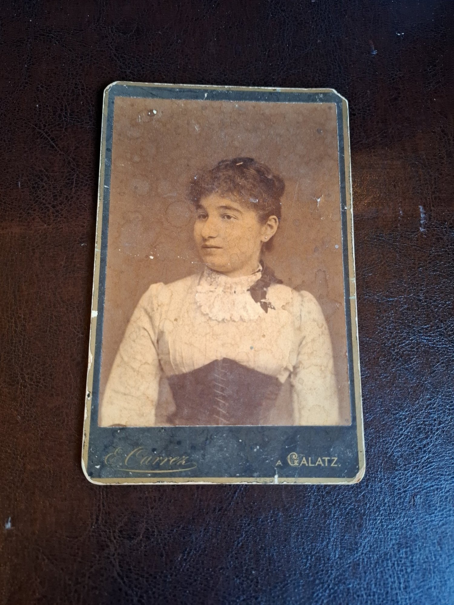 Fotografie Cabinet Portret Tanara , Galati - E.Carrez