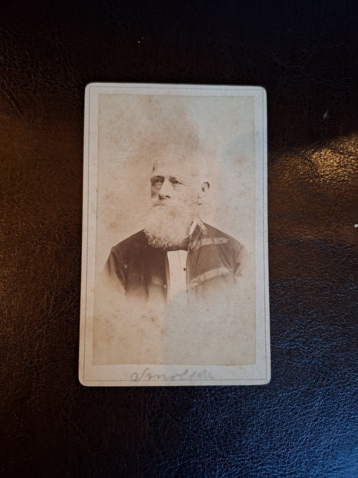 Fotografie tip CDV  - Portret Franciszek Smolka