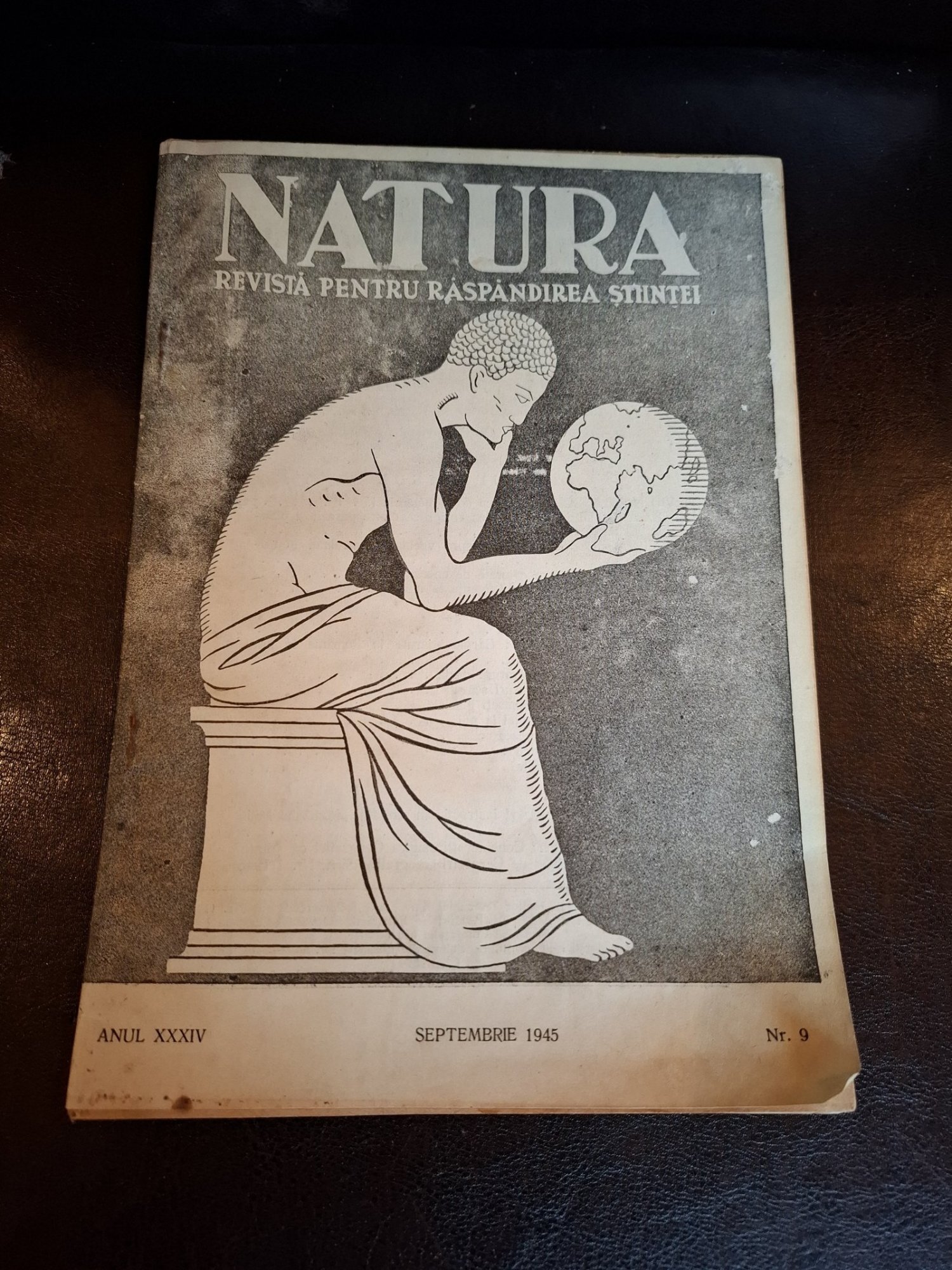 Revista Natura  - Nr.9 Septembrie 1945 anul XXXIV