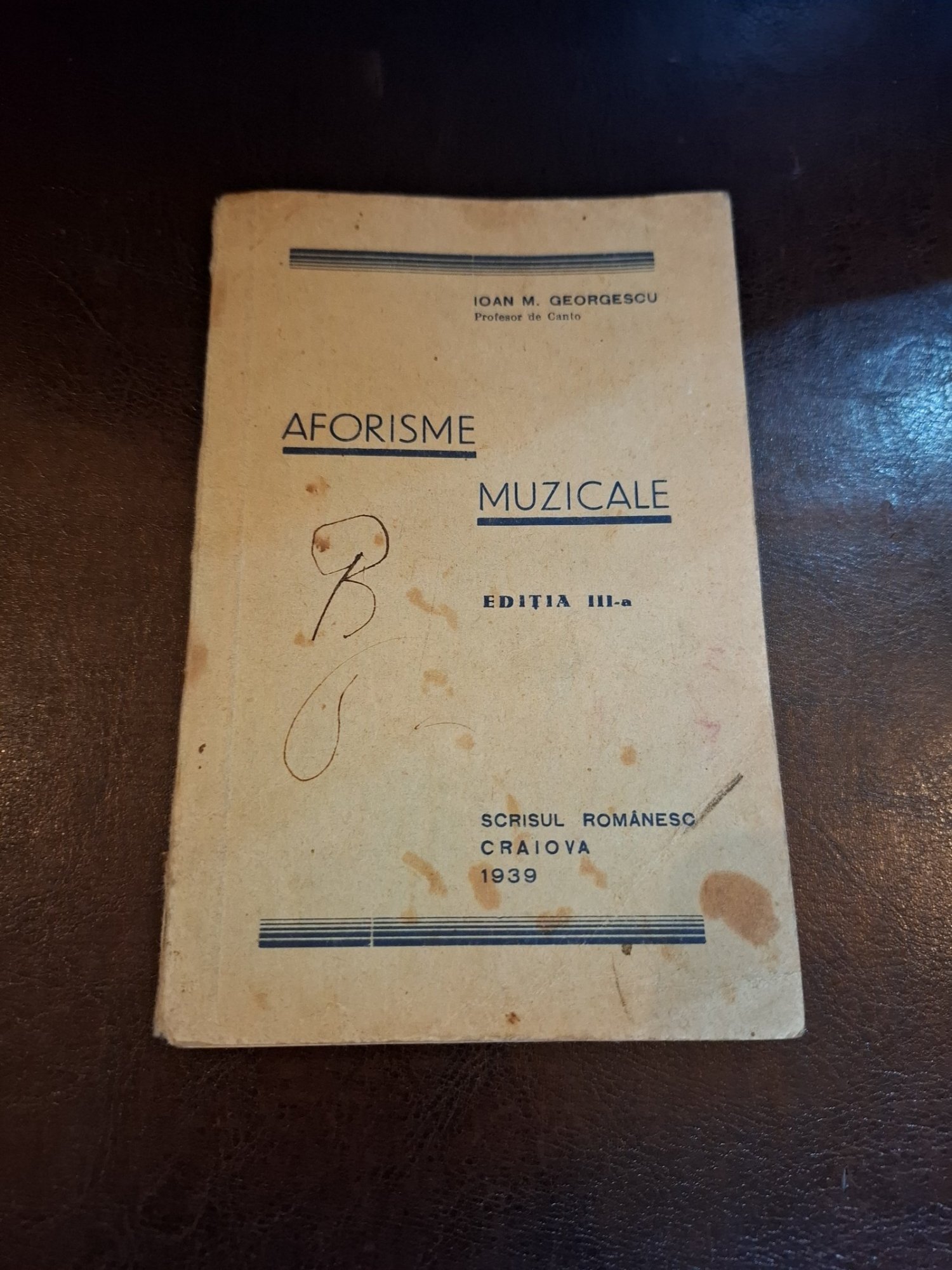 Aforisme muzicale - Ioan M. Georgescu