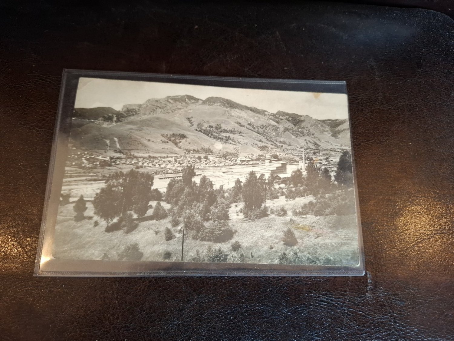 Carte postala , Petrila vedere generala , alb/negru - (circulata)