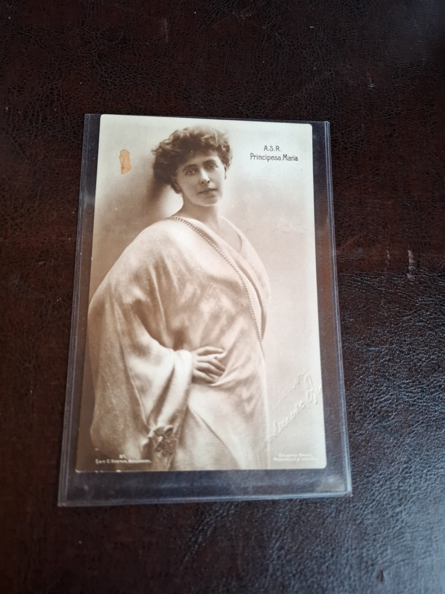 Carte postala , necirculata , alb negru , Principesa Maria  - Colectia Mandy