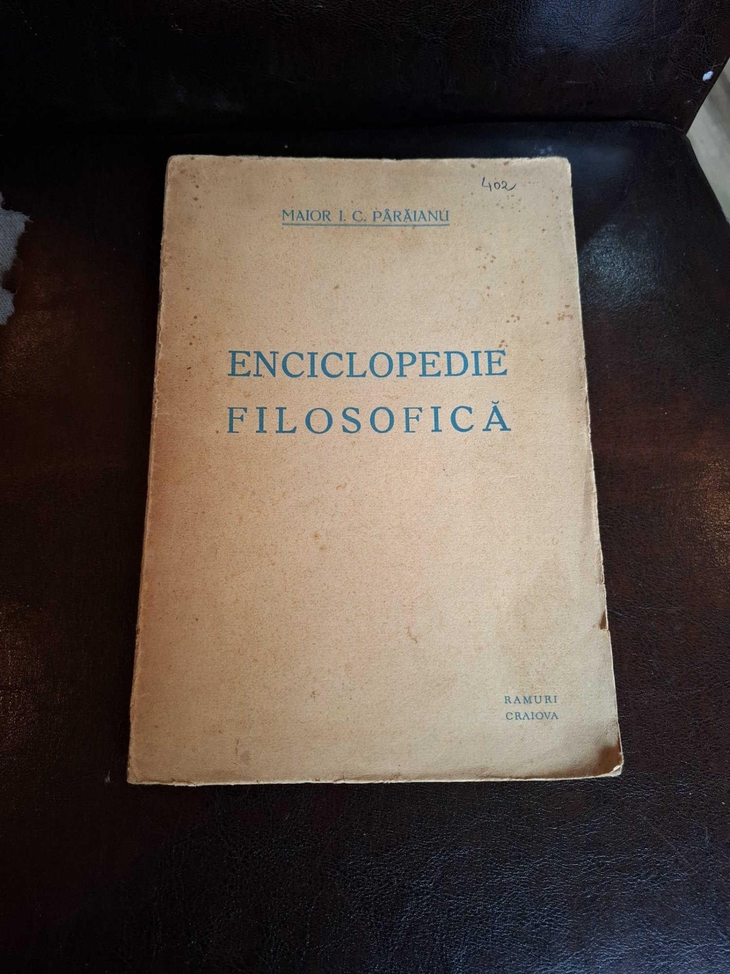 Enciclopedie filosofică - Maior I. C. Părăianu