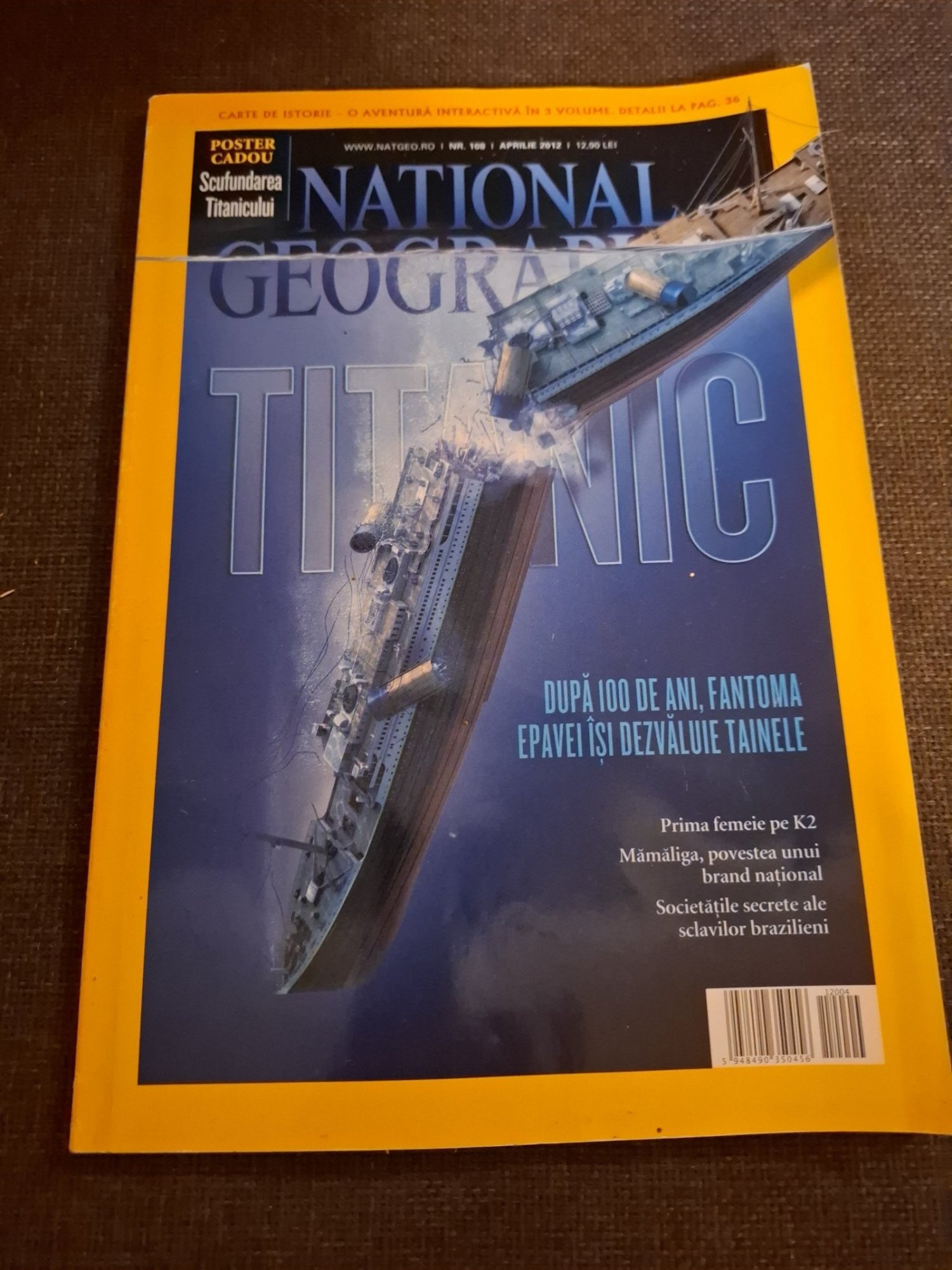 Titanic - National Geographic Romania,Aprilie 2012