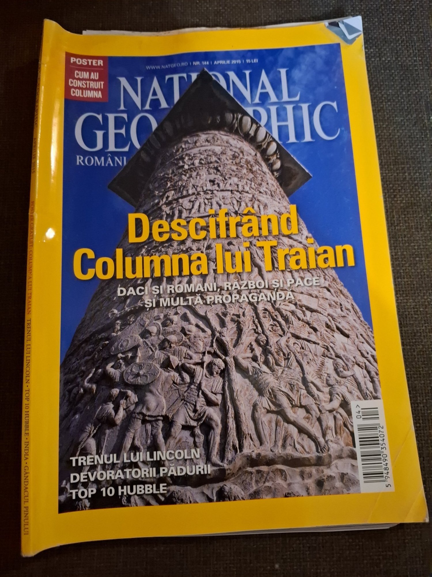 Descifrând Columna lui Traian - National Geographic,Aprilie 2015