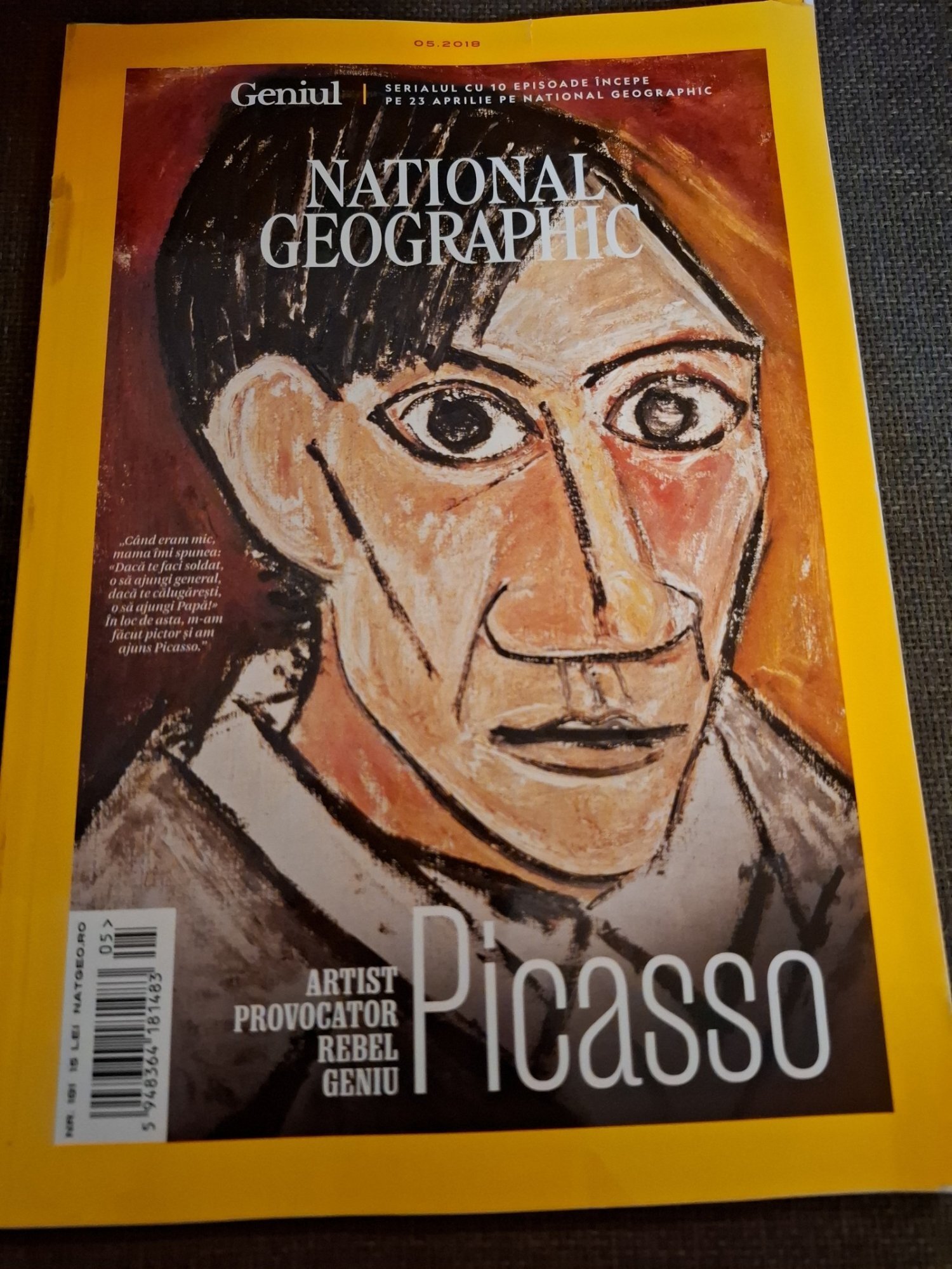 Picasso - National Geographic,Mai 2018