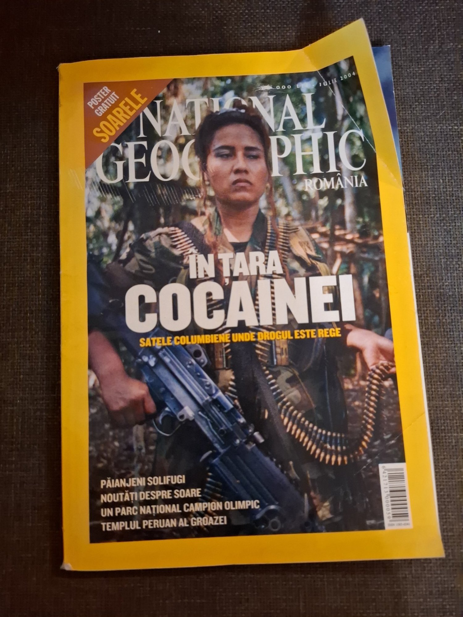 În țara cocainei - National Geographic,Iulie 2004