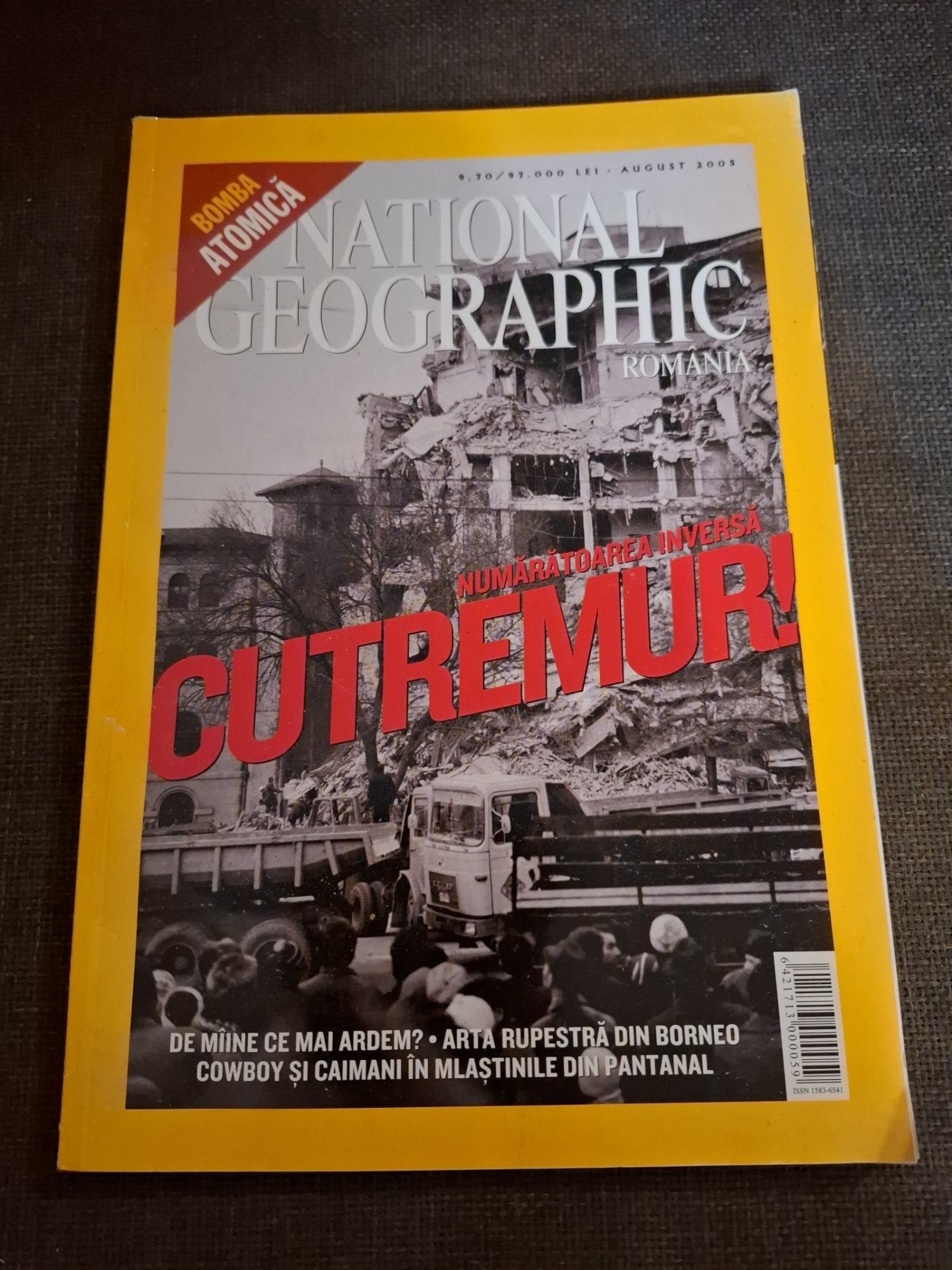 Numaratoare inversa Cutremur! - National Geographic Romania,August 2005