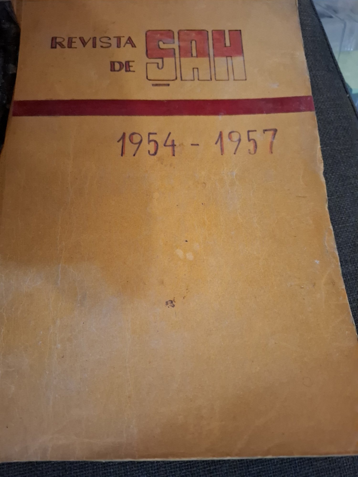 Revista Romana de Șah  - Anii 1954-1957 (Coligat)