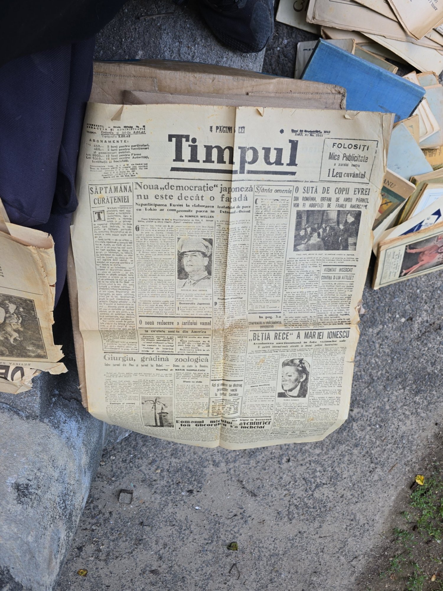 Ziarul Timpul - nr 2545, 29 septembrie 1943