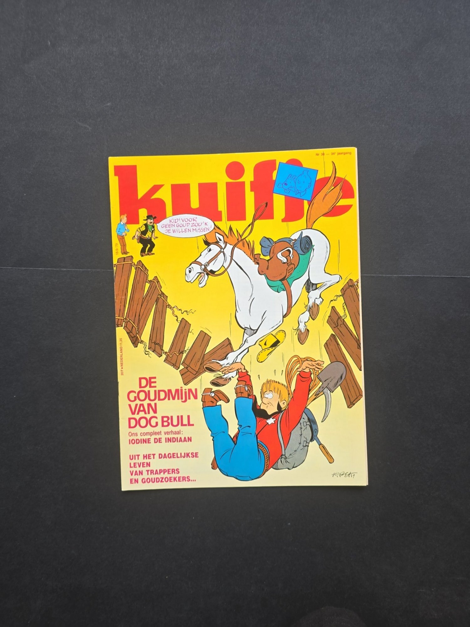 Revista Kuifje (Tintin - limba olandeza) No. 38/Anul 34 -