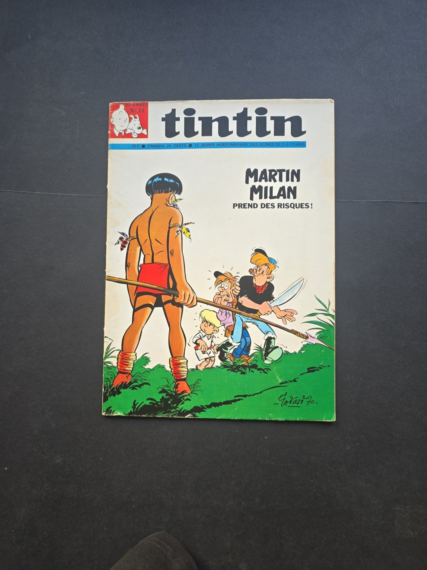 Revista Tintin No. 14/ Anul 25