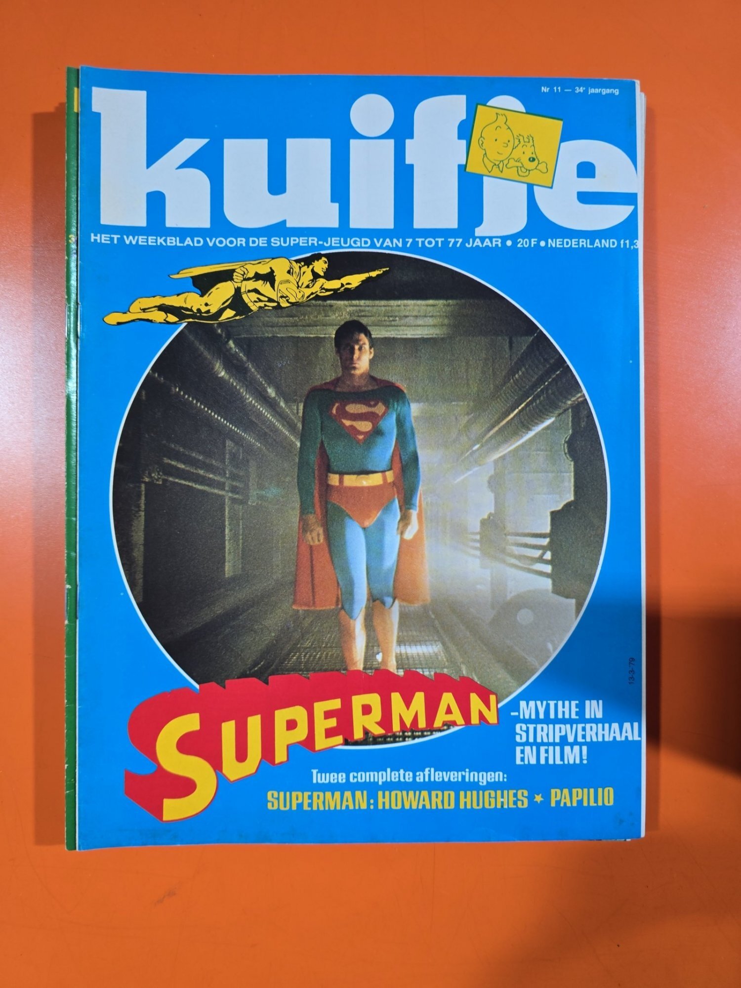 Revista Kuifje (Tintin - limba olandeza) No. 11/Anul 34