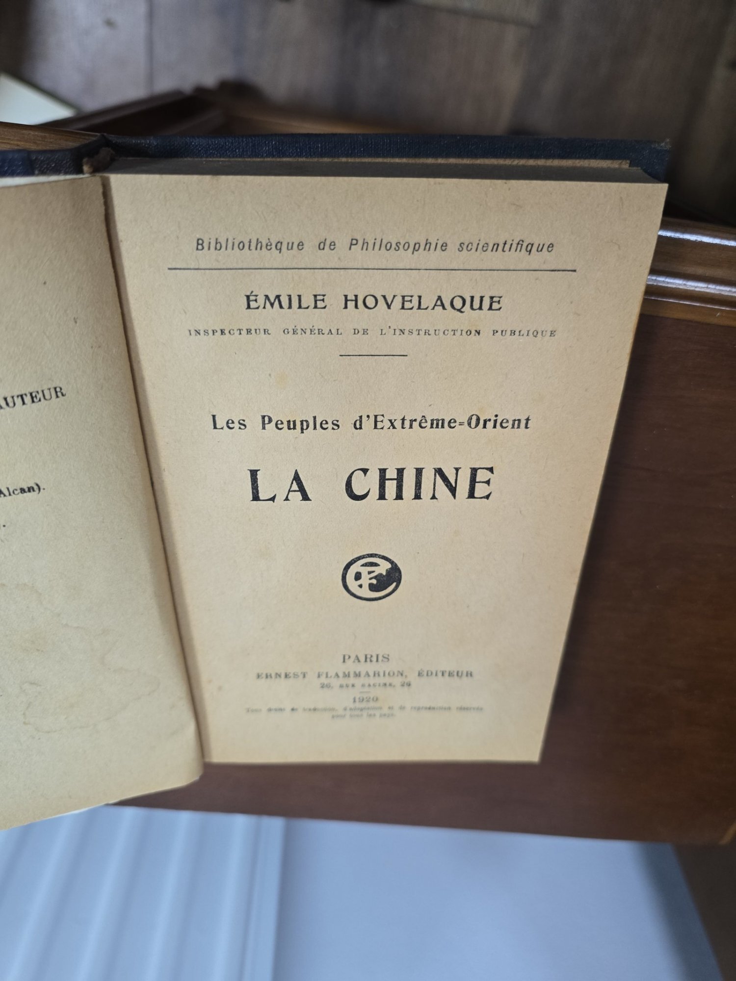 La Chine - Émile Hovelacque