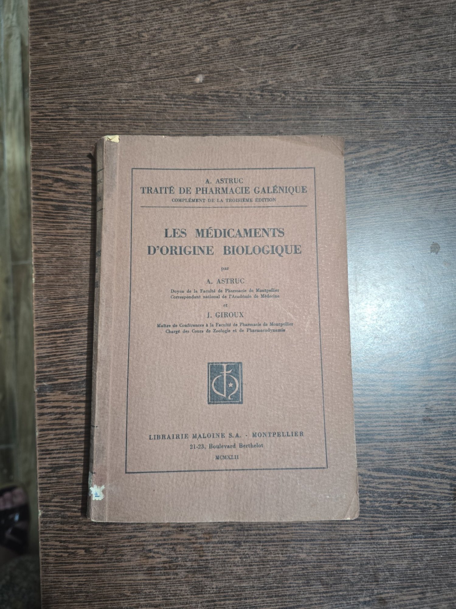 Les Médicaments dOrigine Biologique - A. Astruc
