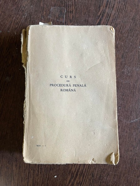 I. Ionescu-Dolj - Curs de procedura penala romana (1937)