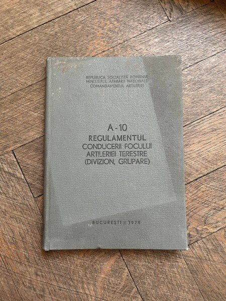 A-10 regulamentul conducerii focului artileriei terestre (divizion, grupare)