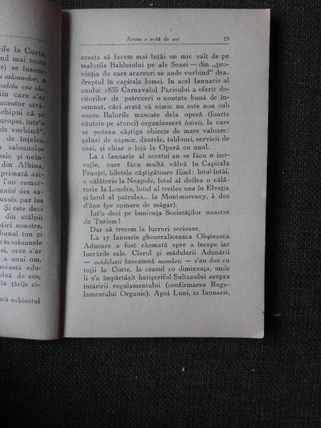 Acum o suta de ani, cronica lunara a anului 1835 - C. Gane