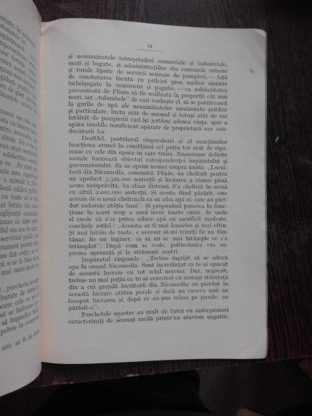 ADMINISTRATIA LA STRAMOSII NOSTRI ROMANI - CONFERINTA TINUTA de MIHAIL MORA , 1940