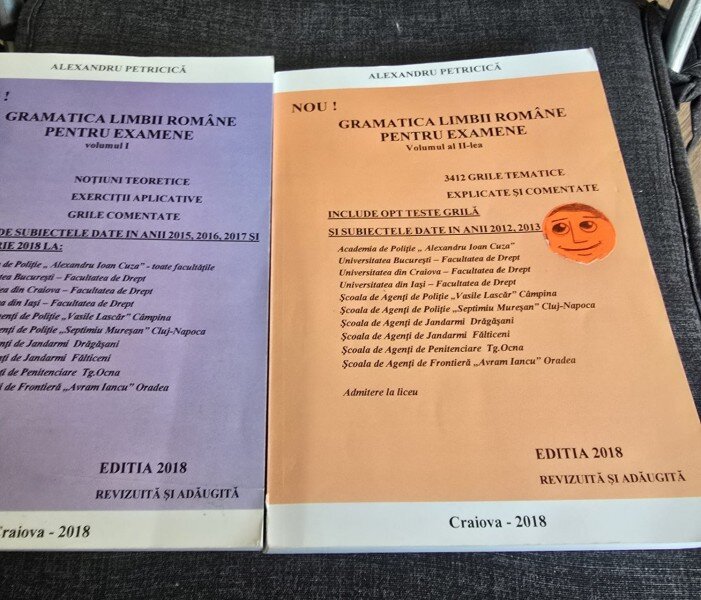 Alexandru Petrica - Gramatica Limbii Romane pentru examene. Vol. I si II