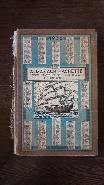 ALMANACH HACHETTE 1935 - PETITE ENCYCLOPEDIE POPULAIRE