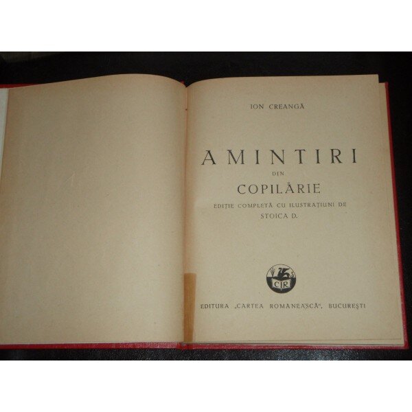 AMINTIRI DIN COPILARIE - ION CREANGA