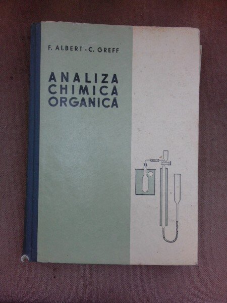 Analiza chimica organica - F. Albert
