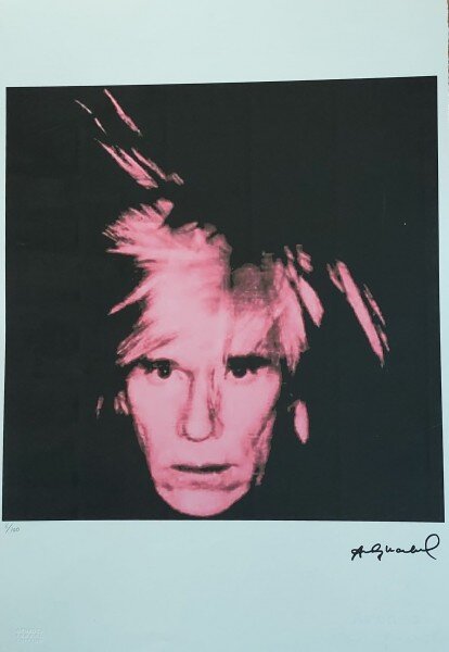 Andy Warhol - Self-Portrait (Autoportret), litografie originala