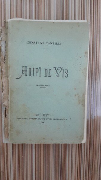 Aripi de vis - Constant Cantilli  poezii
