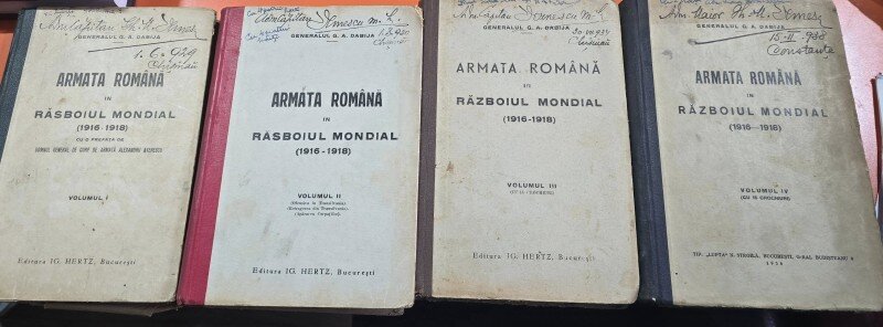Armata romana in Razboiul Mondial (1916-1918) - 4 volume