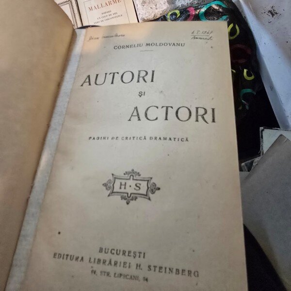 AUTORI SI ACTORI PAGINI DE CRITICA DRAMATICA , CORNELIU MOLDOVANU