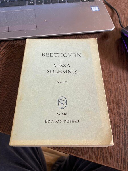 Beethoven Missa Solemnis Opus 123 (partitura)
