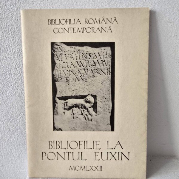 Bibliofilie la pontul Euxin (insemnare Dragos Morarescu)