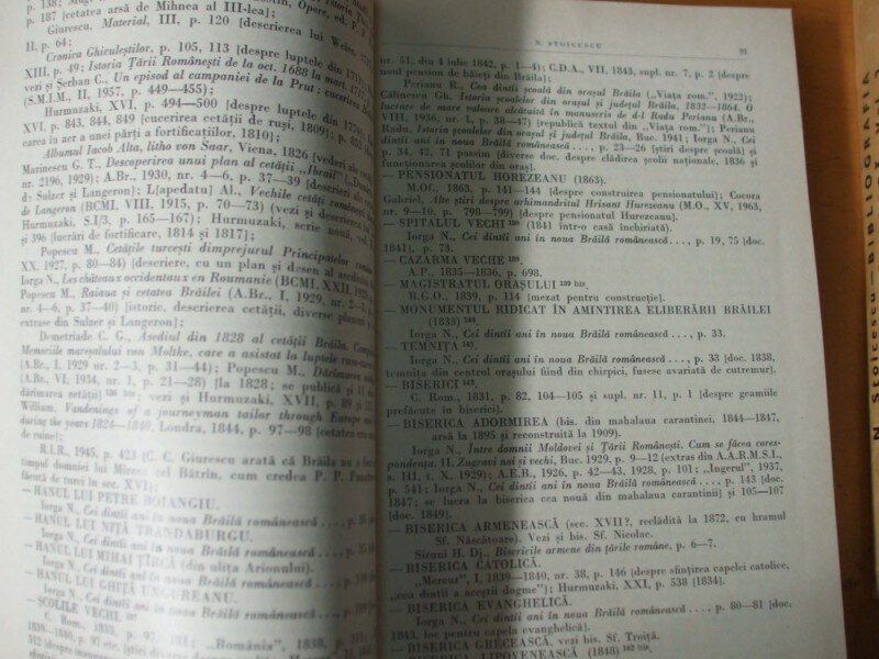 Bibliografia localitatilor si monumentelor feudale din Romania N. Stoicescu