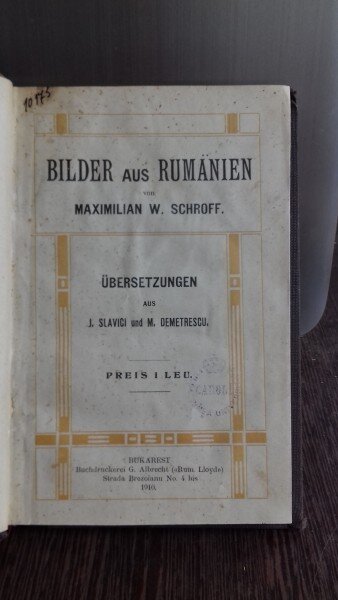 BILDER AUS RUMÄNIEN - MAXIMILLIAN W. SCHROFF   (FOTOGRAFII DIN ROMANIA)